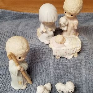 Precious Moments Nativity Scene | 6 pieces | Vintage 1979